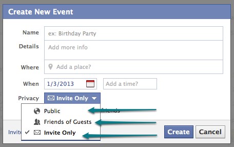 How To Create A Private Facebook Event Secret Events How To Create A Private Facebook Event Secret Events