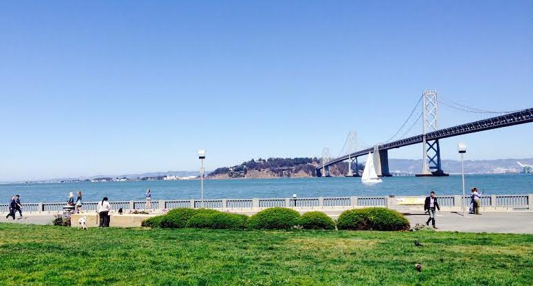 ship in the bay