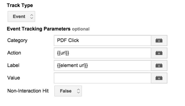 pdf click tag