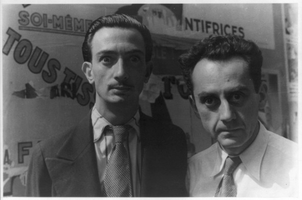 Man Ray and Salvator Dali