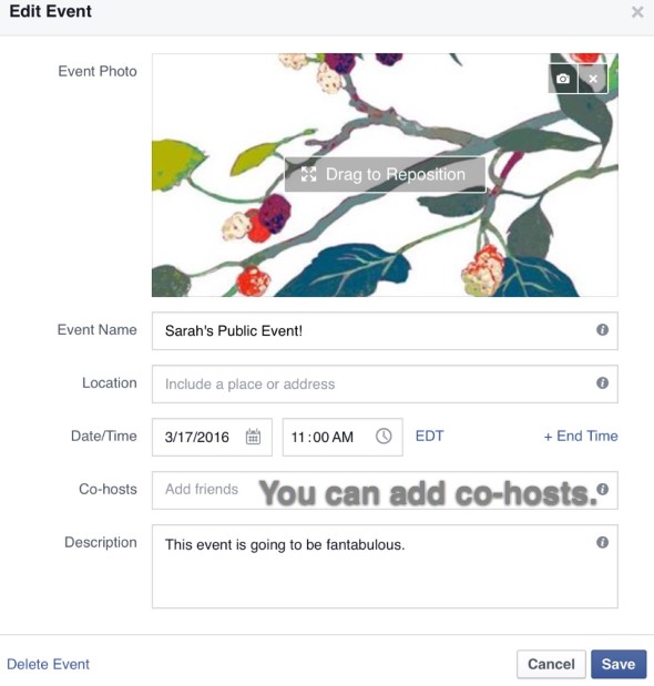 add co hosts