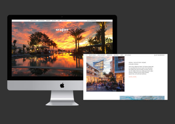 seafire residences - new hospitality website